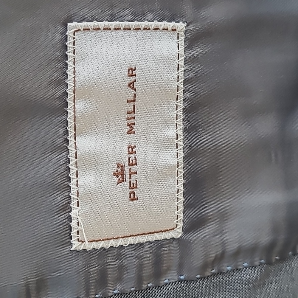 Peter Millar Recent Grey Weave Solid Wool Canada … - image 5